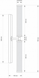 Настенный светильник KUTEK OREZZO ORE-K-2(ZM)