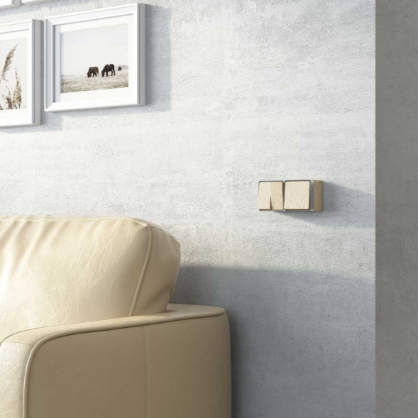 Выключатель одноклавишный проходной Werkel Gallant шампань рифленый W5012010 4690389164088