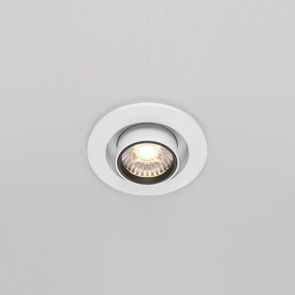 Встраиваемый светодиодный спот Maytoni Technical Hidden DL045-01-10W4K-W