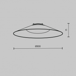 Подвесной светодиодный светильник Maytoni Technical Pendant system Parity Campana TR127B-12W3K-W