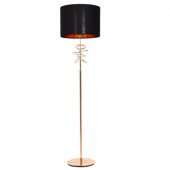 Торшер Lumina Deco Milari LDF 5530 F.GD+BK