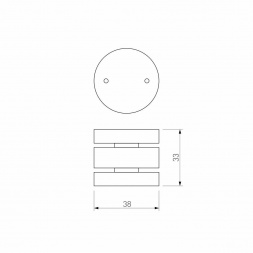 Коннектор круглый для накладного шинопровода Elektrostandard Slim Magnetic 85010/00 черный a063966