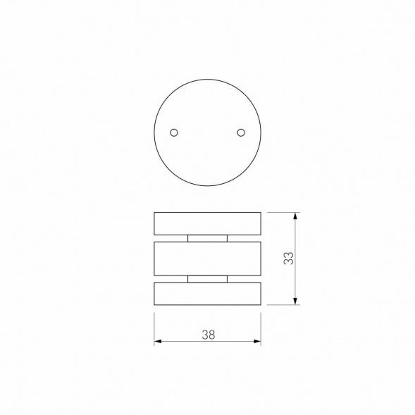 Коннектор круглый для накладного шинопровода Elektrostandard Slim Magnetic 85010/00 черный a063966