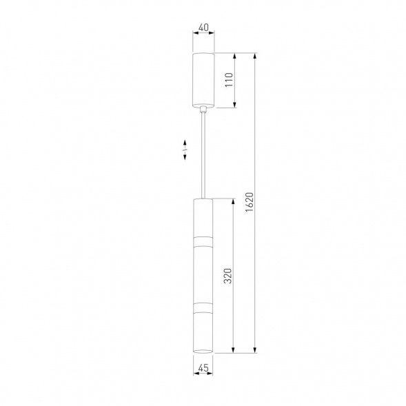 Подвесной светодиодный светильник Eurosvet Axel 50210/1 LED черный жемчуг