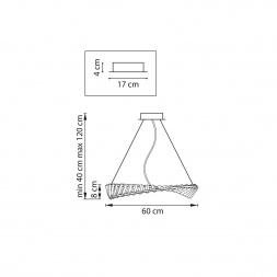 Люстра подвесная Vidare Lightstar 699063