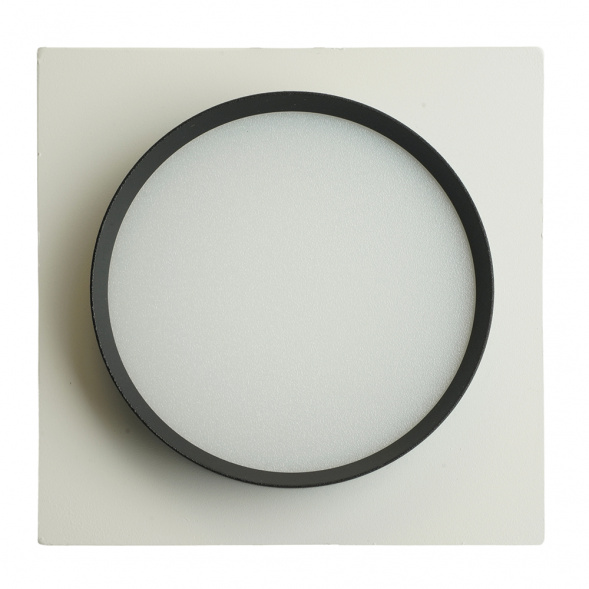 Светильник встраиваемый Feron DL506 потолочный GX53 белый + черный квадрат 51359