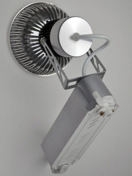 Трековый светодиодный светильник Elvan ST-01-15x1W-WH