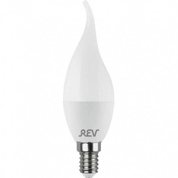 Лампа светодиодная REV FC37 Е14 11W 2700K теплый свет свеча на ветру 32516 1