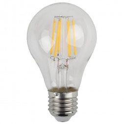 Лампа светодиодная филаментная ЭРА E27 7W 4000K прозрачная F-LED A60-7W-840-E27 Б0019013
