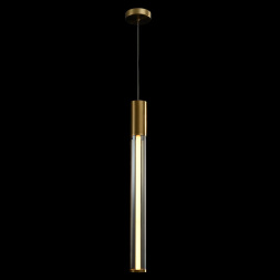 Подвесной светодиодный светильник Crystal Lux Lineup SP11W Led Brass