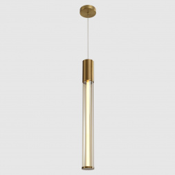 Подвесной светодиодный светильник Crystal Lux Lineup SP11W Led Brass
