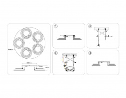 Светильник потолочный Ambrella light ACRYLICA FA8944
