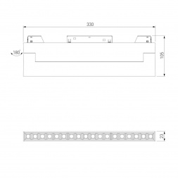 Трековый светодиодный светильник Elektrostandard Slim Magnetic 85209/01 a067371