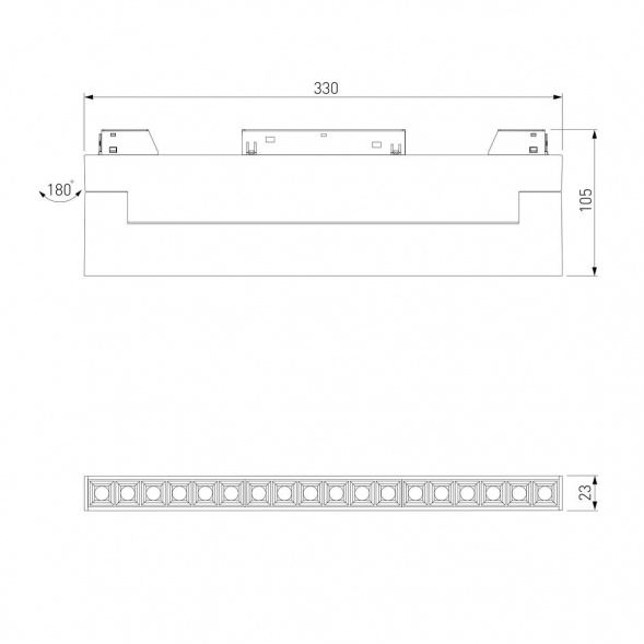 Трековый светодиодный светильник Elektrostandard Slim Magnetic 85209/01 a067371