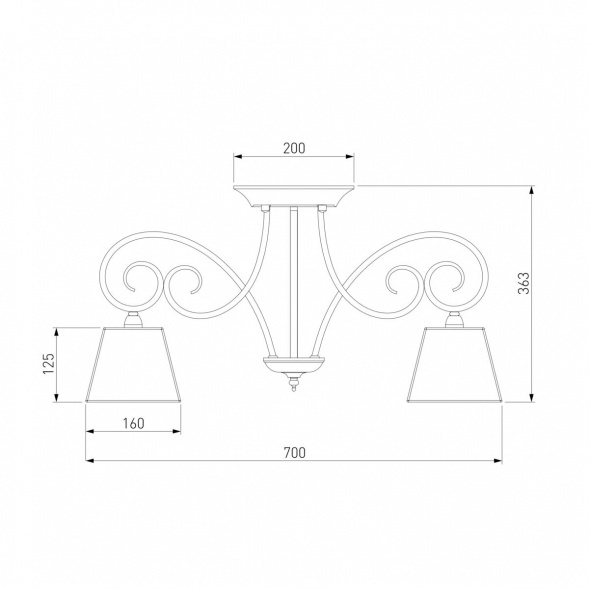Подвесная люстра Bogates 303/6