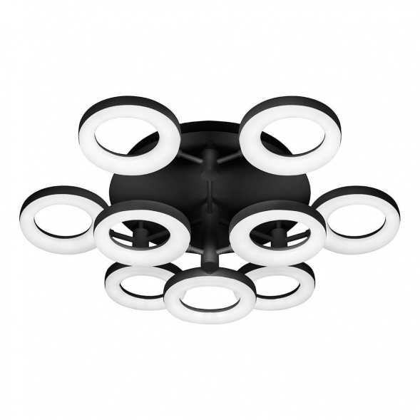 Потолочная светодиодная люстра iLedex Jomo FS-014-X9 108W BK