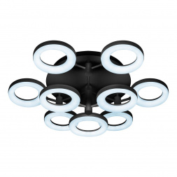 Потолочная светодиодная люстра iLedex Jomo FS-014-X9 108W BK