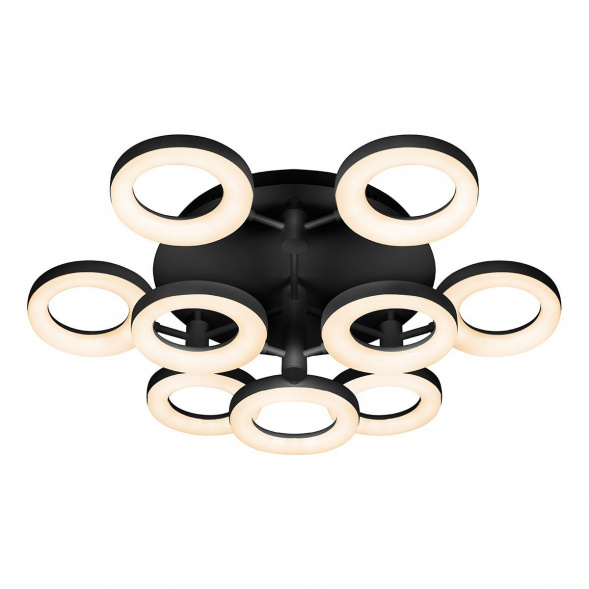 Потолочная светодиодная люстра iLedex Jomo FS-014-X9 108W BK