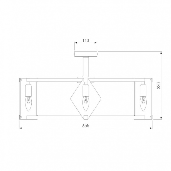 Потолочная люстра Eurosvet Aragon 60126/8 черный Smart