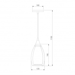 Подвесной светильник Eurosvet 50085/1 золото
