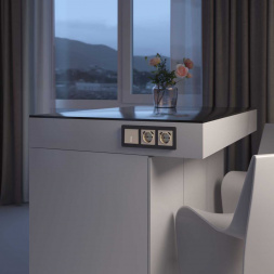 Выключатель одноклавишный проходной с подсветкой Werkel айвори акрил W1112143 4690389197017