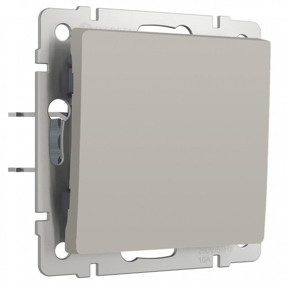 Выключатель одноклавишный проходной (дымчатый) W1212004/ a069449