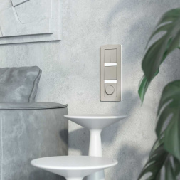 Выключатель одноклавишный проходной (дымчатый) W1212004/ a069449