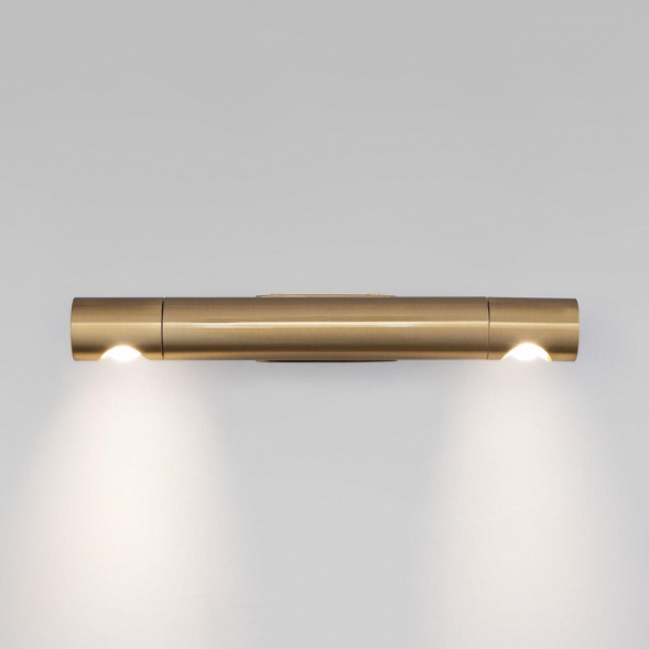 Настенный светодиодный светильник Eurosvet Tybee 40161 LED латунь