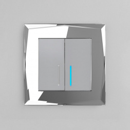 Рамка на 1 пост Werkel Diamant зеркальный W0011220 4690389158803