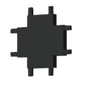 Коннектор X-образный Italline Kreator IT09-9031 black