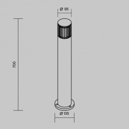 Ландшафтный светильник Maytoni Outdoor O492FL-01GF