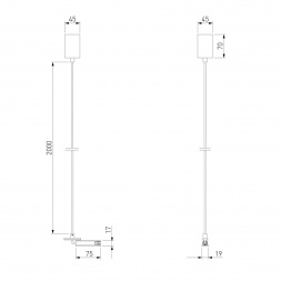 Подвесной комплект Elektrostandard Brass Line 85009/00 a069703