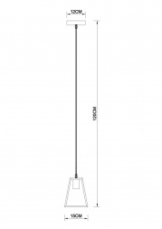 Подвесной светильник Arte Lamp Brussels A8030SP-1BK