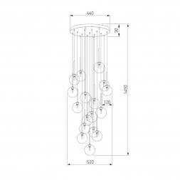 Подвесная люстра TK Lighting 5945 Nilos