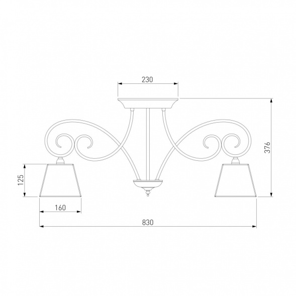 Подвесная люстра Bogates 303/8