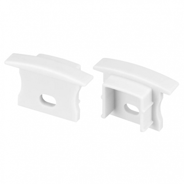 Заглушка Arlight 2 шт. LINE-2315-F с отверстием WHITE 044266