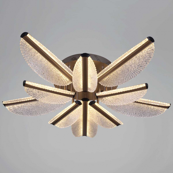 Потолочный светильник Reluce 00490-0.3-5+5 champagne silver