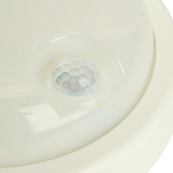 Светильник светодиодный пылевлагозащищённый с ИК-датчиком Feron AL3006 в пластиковом корпусе 18W 4000K 220V IP65 белый 48995