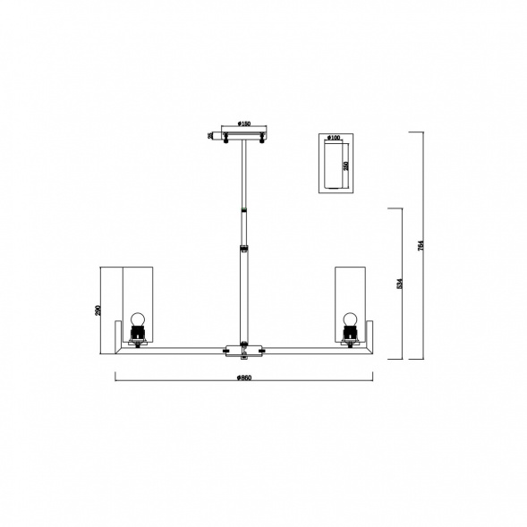 Подвесная люстра Maytoni Fortano MOD089PL-10BS