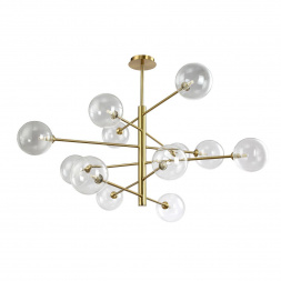 Подвесная люстра Crystal Lux Marzo SP12 Bronze/Transparente