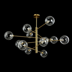 Подвесная люстра Crystal Lux Marzo SP12 Bronze/Transparente