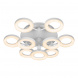 Потолочная светодиодная люстра iLedex Jomo FS-014-X9 108W WH