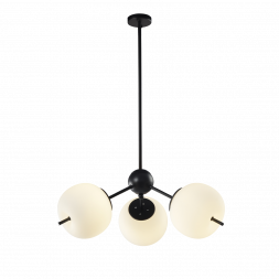 Подвесная светодиодная люстра Elvan LU-9326/3R-7W-WW-BkWh