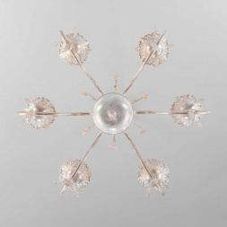 Подвесная люстра Eurosvet 10009/6 золото с белым