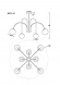 Подвесная люстра MyFar Cassia MR2351-8C