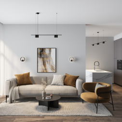 Подвесная люстра Denkirs Orbit DK4063-BK