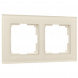 Рамка на 2 поста Werkel Favorit молочный W0021141 4690389183409