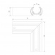 Коннектор угловой для шинопровода Elektrostandard Slim Magnetic 85135/00 черный a065259