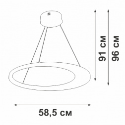 Люстра Vitaluce V2695-1/1S