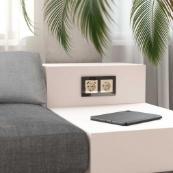 Розетка Werkel айвори акрил W1171043 4690389197086